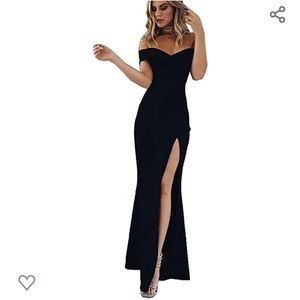 Black formal dress